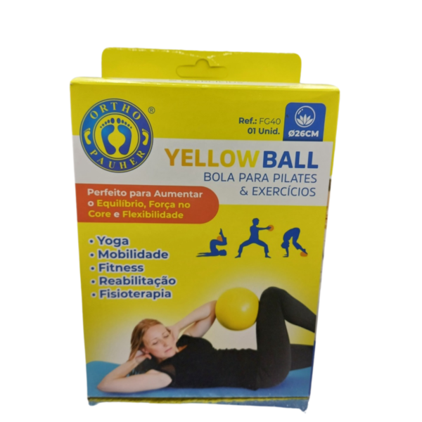 Bola de pilates E Exercícios Yellow Ball - KenkoCare Brasil®️ - Image 3