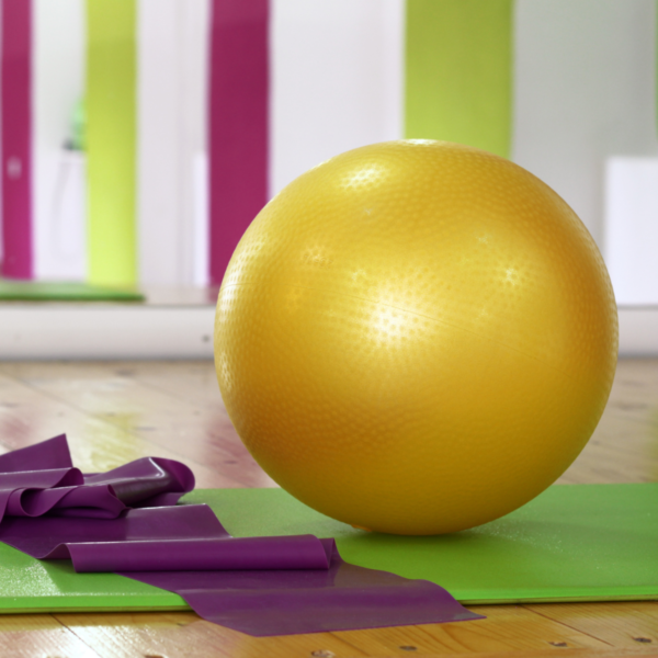 Bola de pilates E Exercícios Yellow Ball - KenkoCare Brasil®️