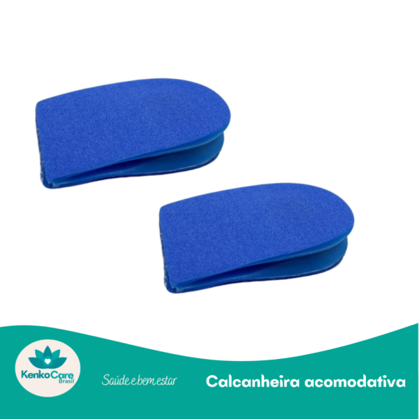 Calcanheira de silicone para tratamento de patologia - KenkoCare Brasil®️